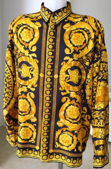 cheap vintage versace shirts|vintage gianni Versace label.